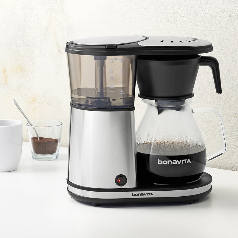 Bonavita Coffee Bonavita Glass 8Cup Coffee Maker & Reviews Wayfair